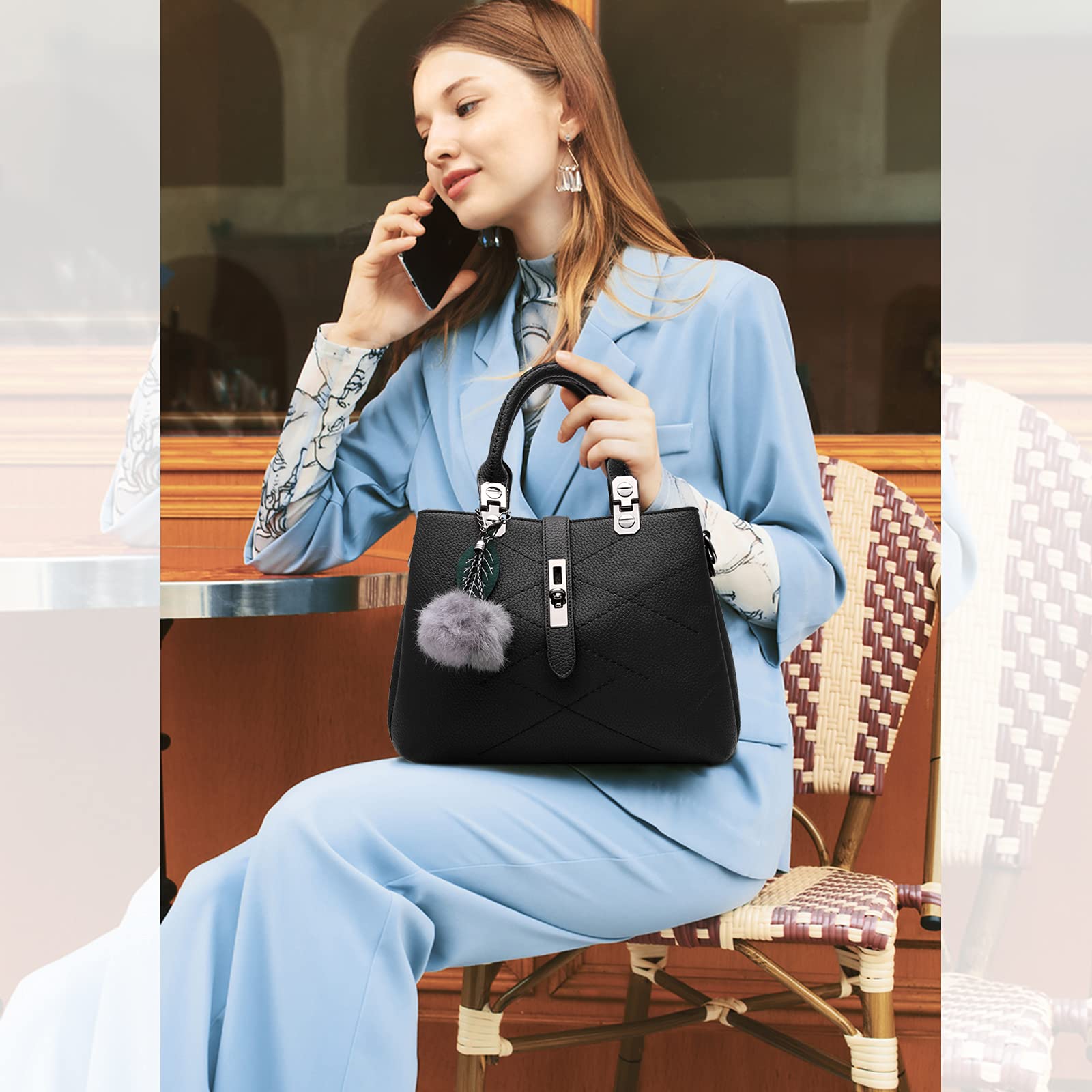 NICOLE & DORIS Stylish, Black