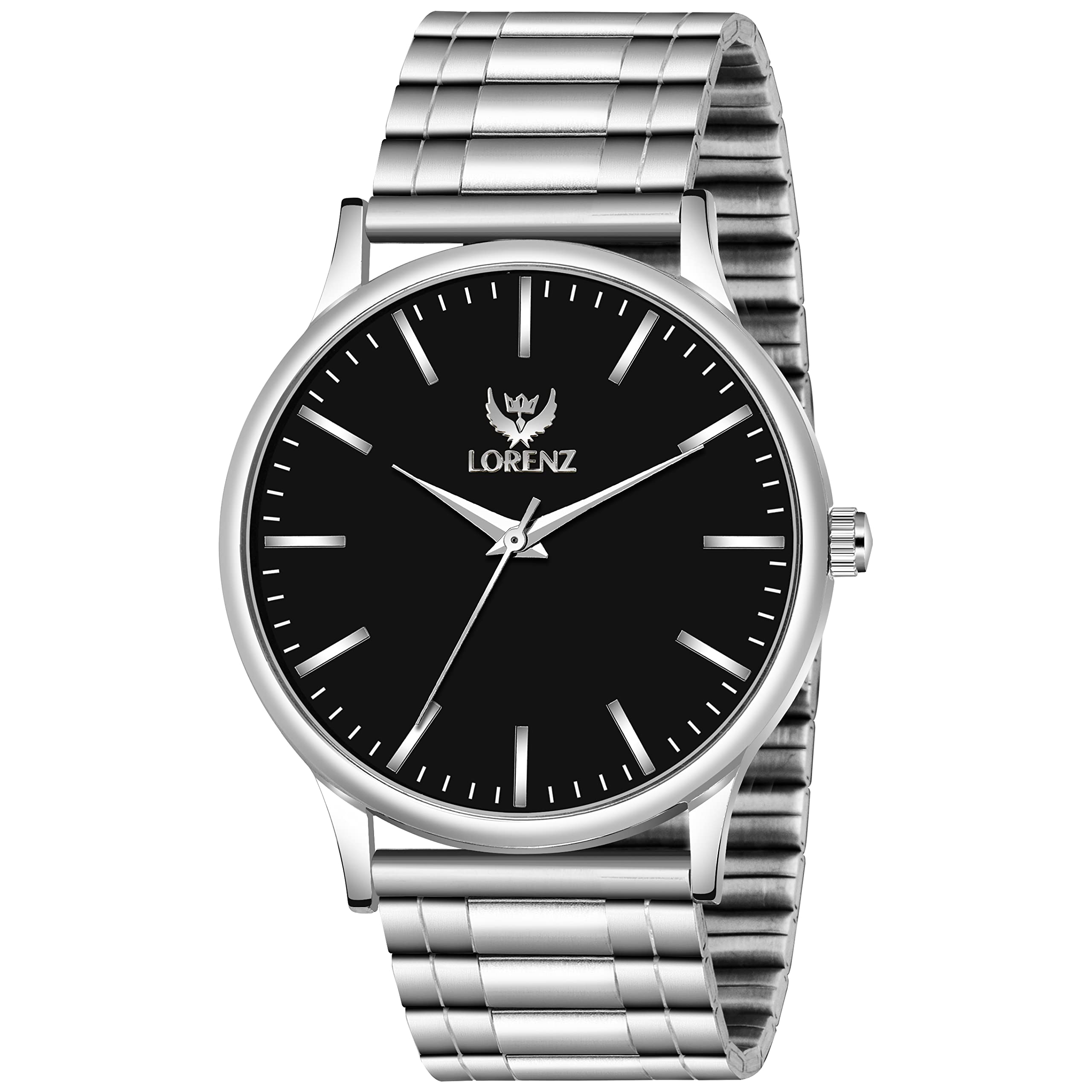 LORENZ Stainless Steel Analogue Chain Watch for Men | MK-4049R (B0C2TZQJ36) Amazon Price History, Amazon Price Tracker