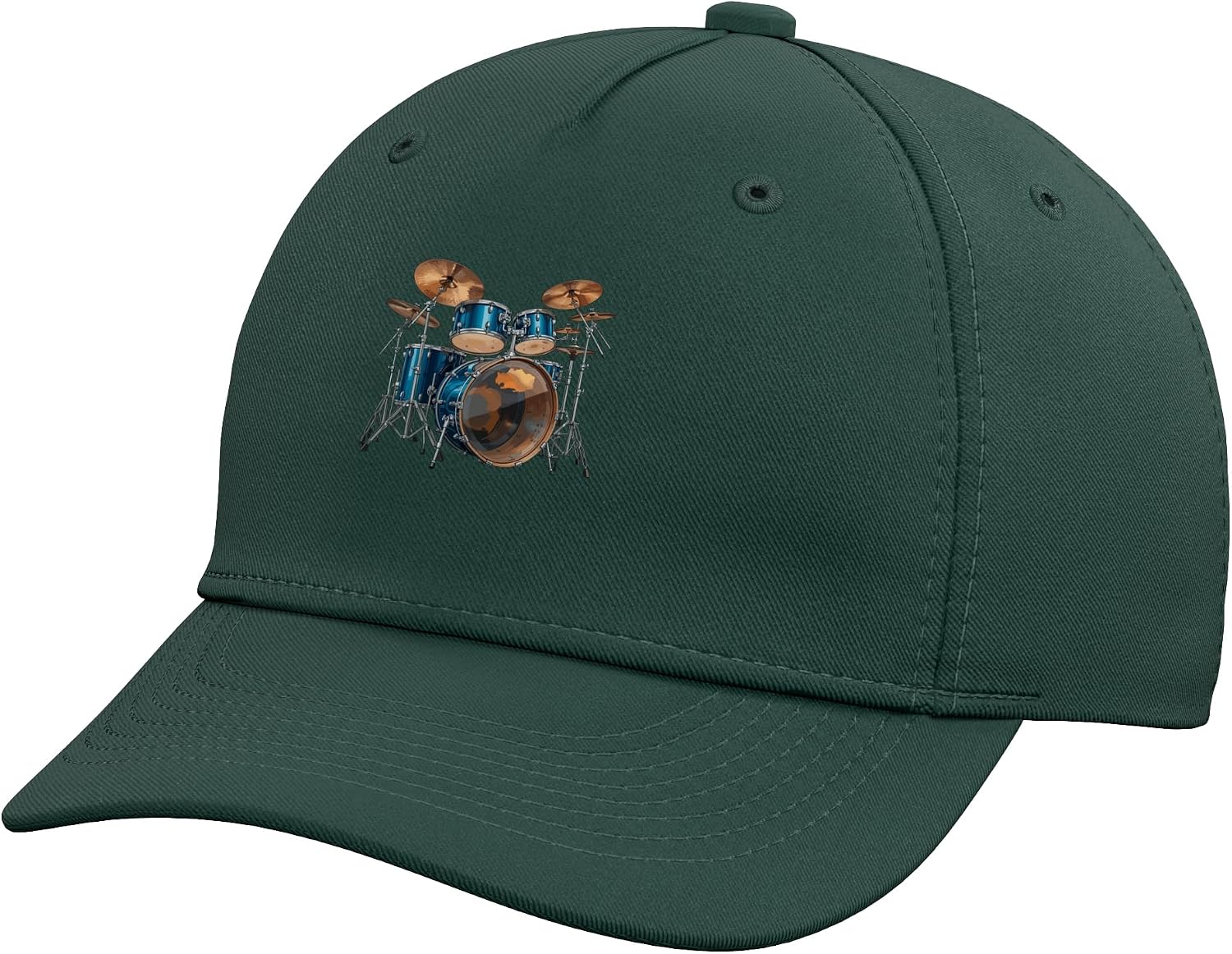 Play Drums Set Drumming Drummer Musician Rock Music Band Tee Adjustable Baseball Hat