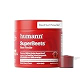Humann SuperBeets Beet Root Powder - Non-GMO Beetroot Superfood - Nitric Oxide Supplement for Heart Health, Circulation & Blood Pressure Support - Black Cherry, 30 Servings