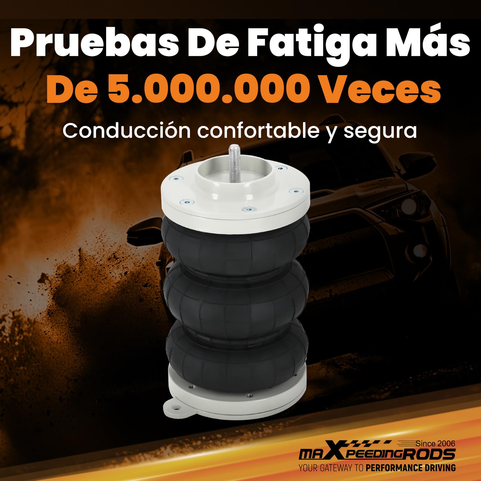 maXpeedingrods 2 x Suspensión neumática Z6 para Fiat Ducato ZFA230/ZFA244/ZFA250, para Citroën Jumper, para autocaravanas Peugeot Boxer 1994-2019, para autocaravanas y furgonetas de carga