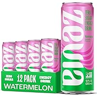 Vista 16 de Zevia Zero Calorie Energy Drink, melocotón maracuyá, latas de 12 onzas (paquete de 12)