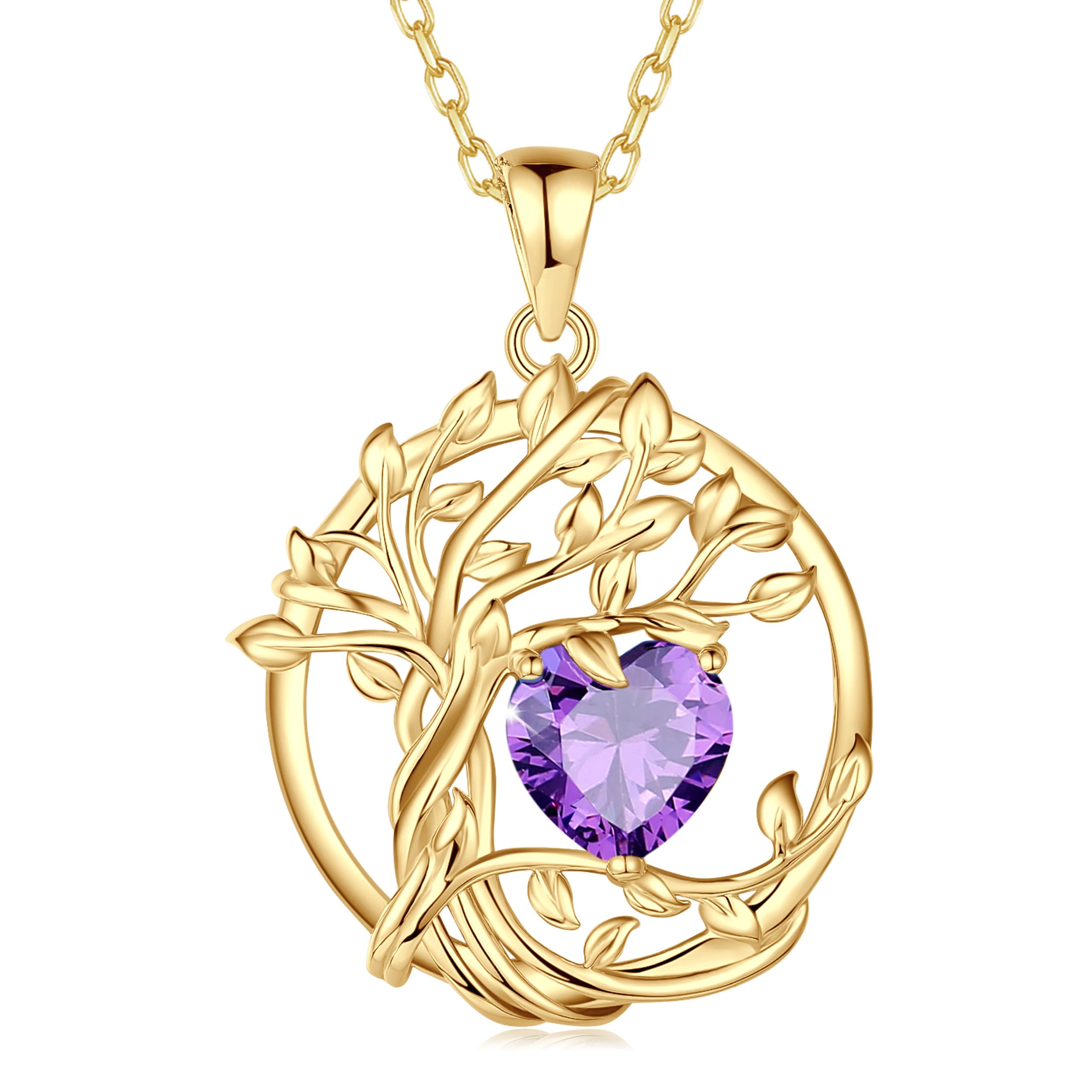 Collana Amen Portafortuna Fantasia in Argento Placcato Oro Giallo