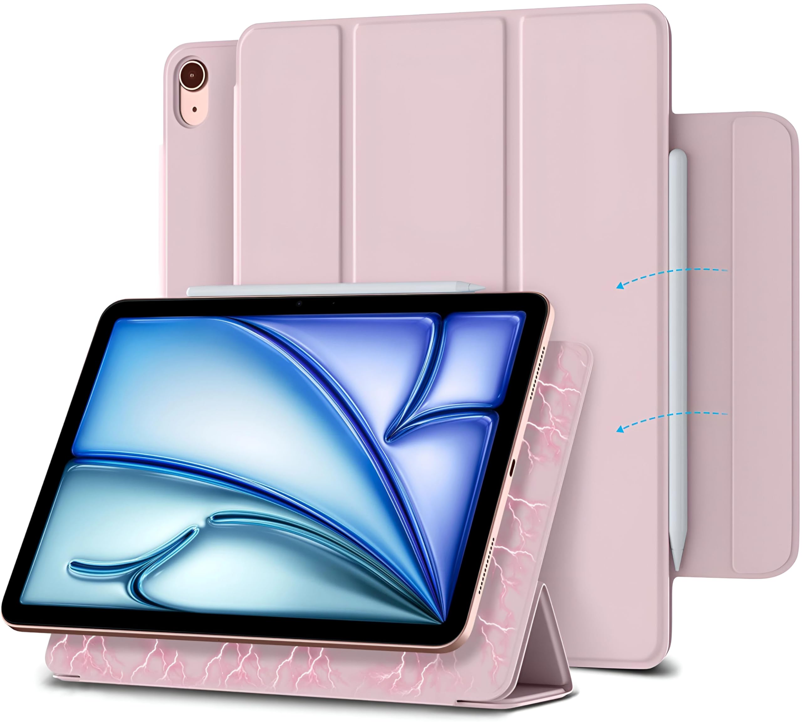 ProElite for iPad Air 11 Inch Case M2 2024, iPad Air 5th Generation Case 2022/iPad Air 4th Gen Case 2020 10.9 Inch, Smart Magnetic Case Cover for Apple iPad Air, Pink (B08ZMWPVQF) Amazon Price History, Amazon Price Tracker