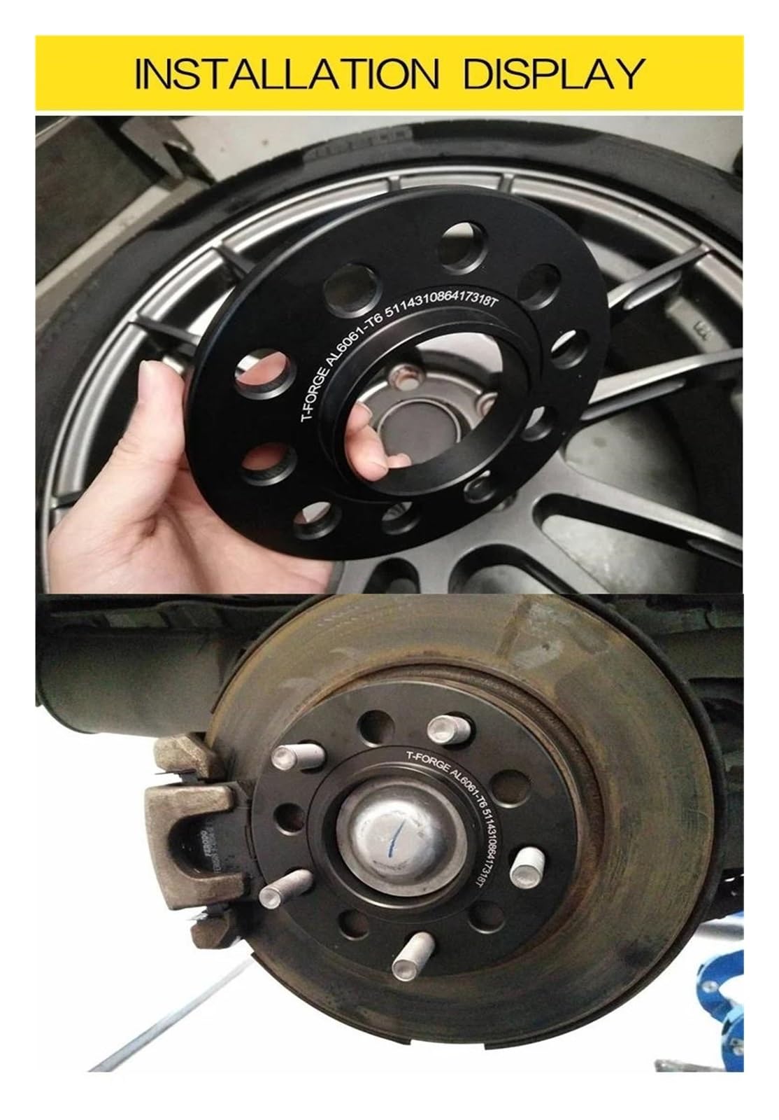 Adaptador espaciador de 54,1 mm para 4 Corolla Venza Yaris duradero