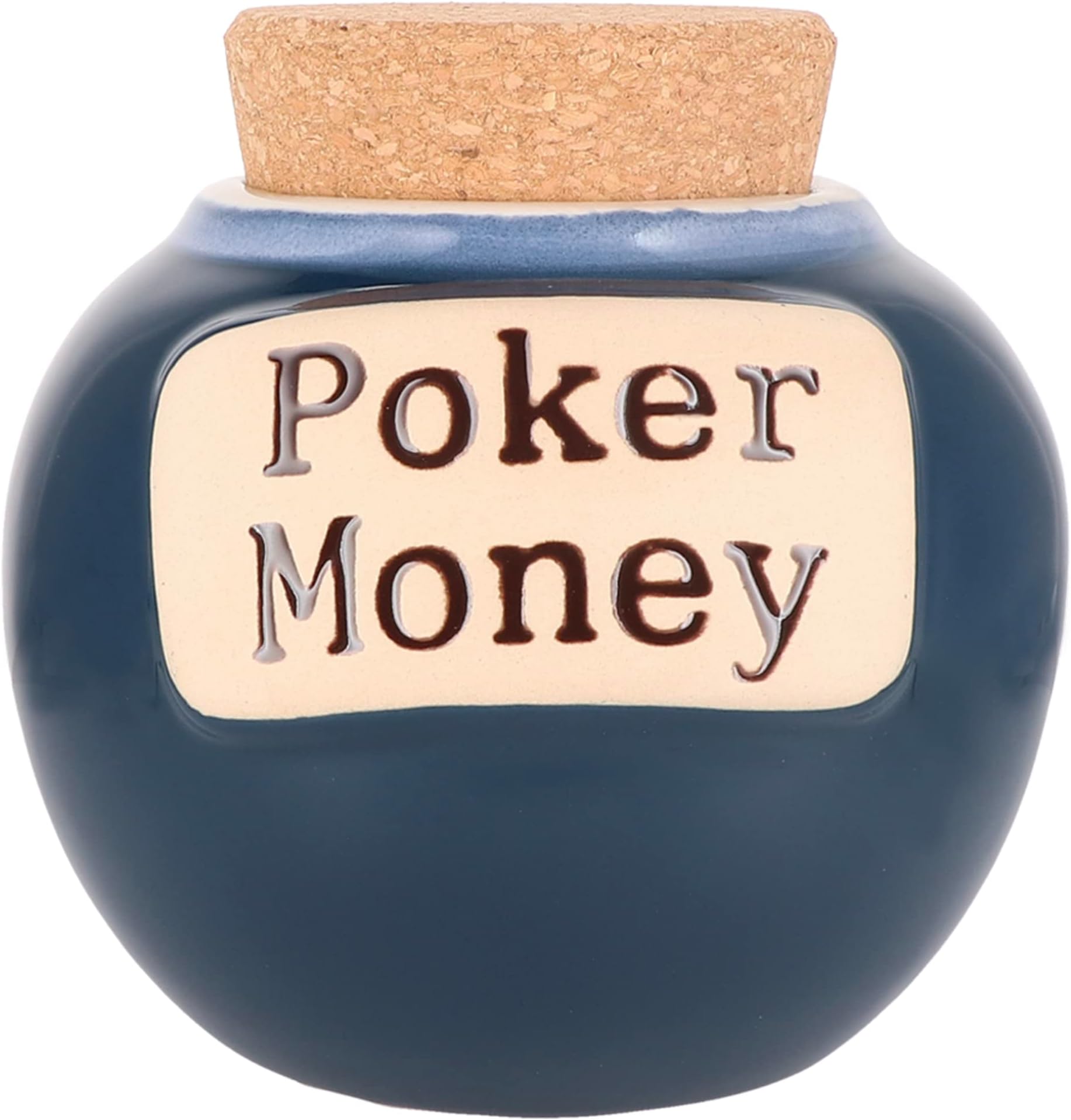 - Jars | Poker Money Piggy Bank Casino Jar, Blue Ceramic Slot Machine Coin Bank | Gifts for Women, Men, Dad, Friends | Gambling Gift Ideas for Poker Players and Casino Lovers