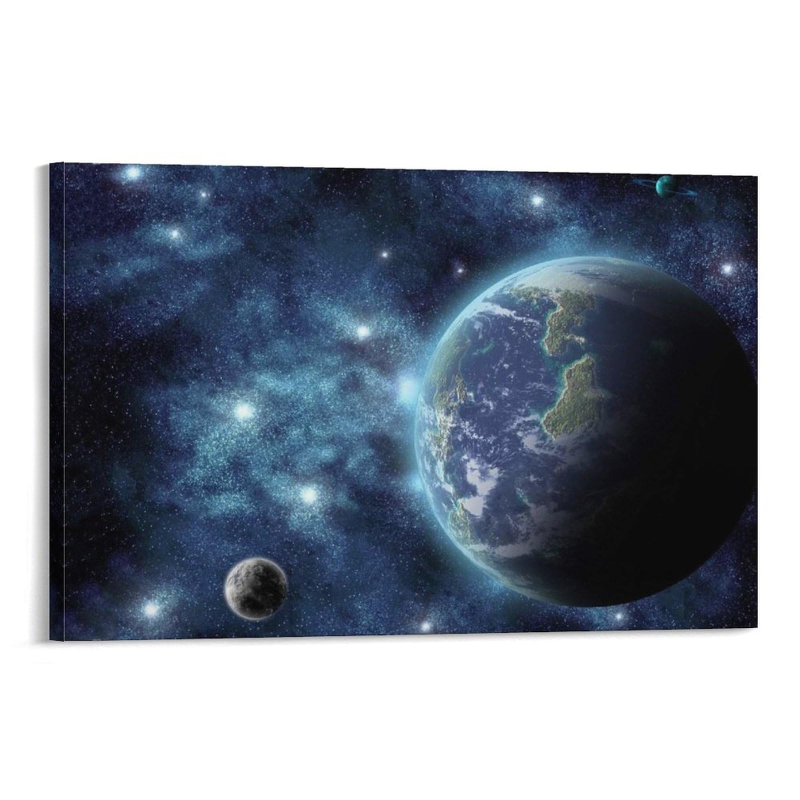 宇宙の絵画   455x380 Amazon.co.jp: 宇宙と惑星の絵画 インテリアぎんが 宇宙ポスター