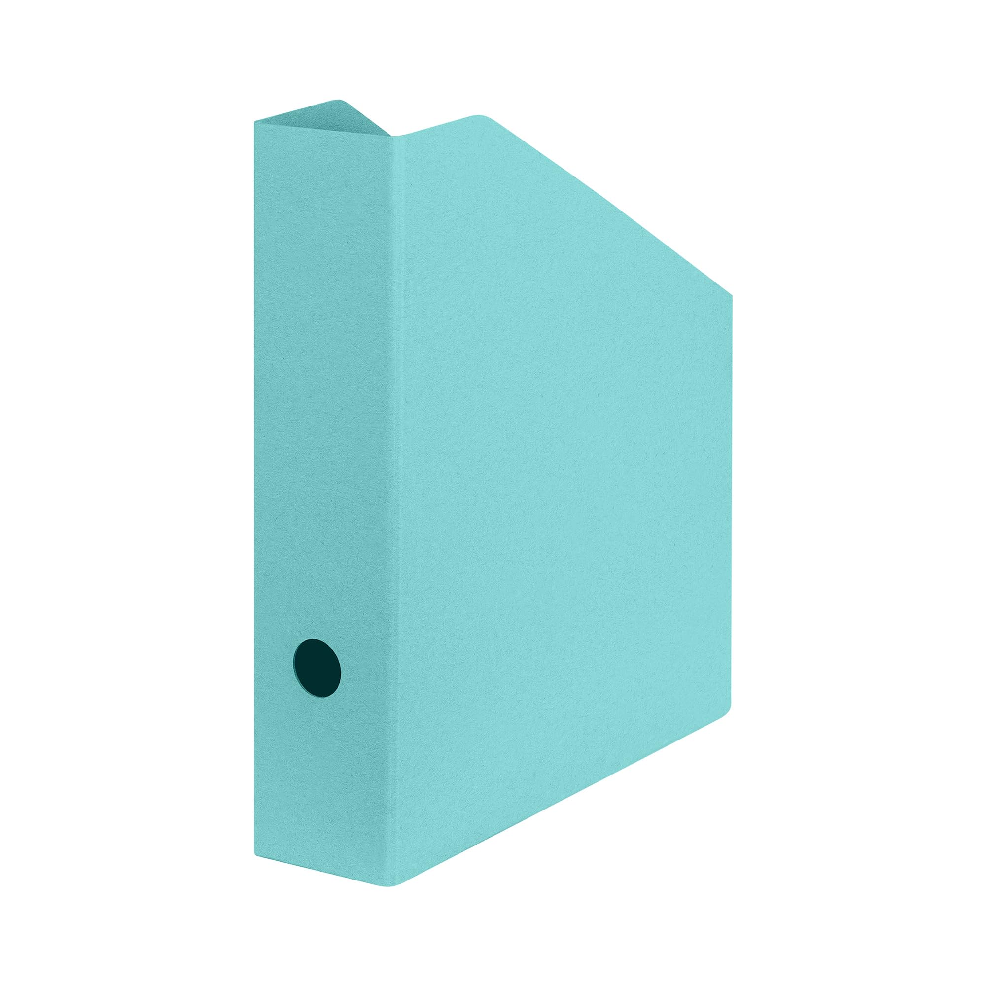 Falken zestaw 5 sztuk wegańskich segregatorów stojących Pure Pastel. Made in Germany. Kolekcjoner czasopism z uszlachetnionej tektury introligatorskiej do DIN A4/C4 7,5 cm szerokości, ekologiczny