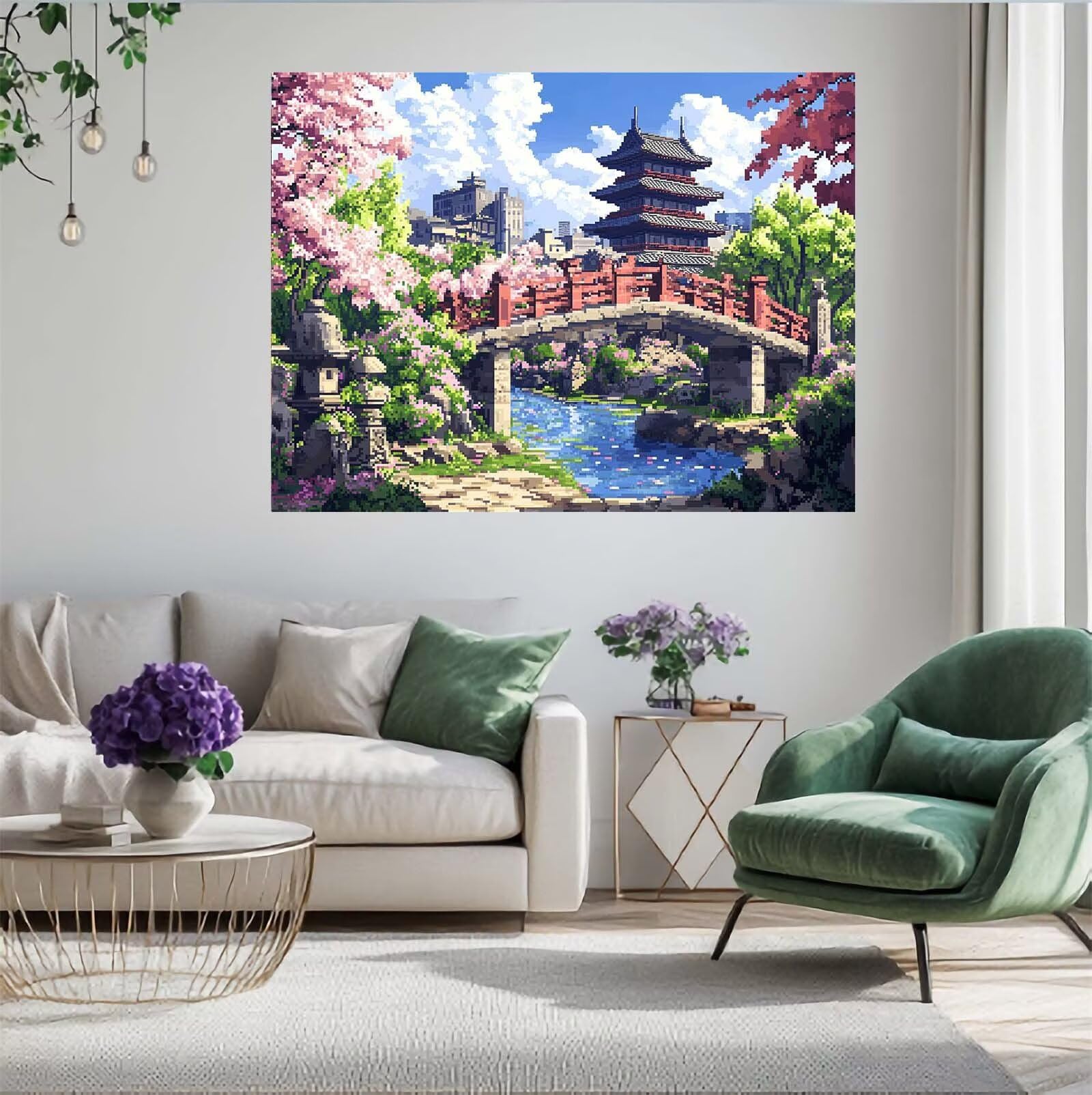Puzzle Japonia, 6000 elementów, krajobraz, puzzle dla dorosłych, z pudełkiem na prezent, duże drewniane puzzle dla dorosłych, gra zręcznościowa dla całej rodziny, prezenty dla kobiet, 105 x 180 cm