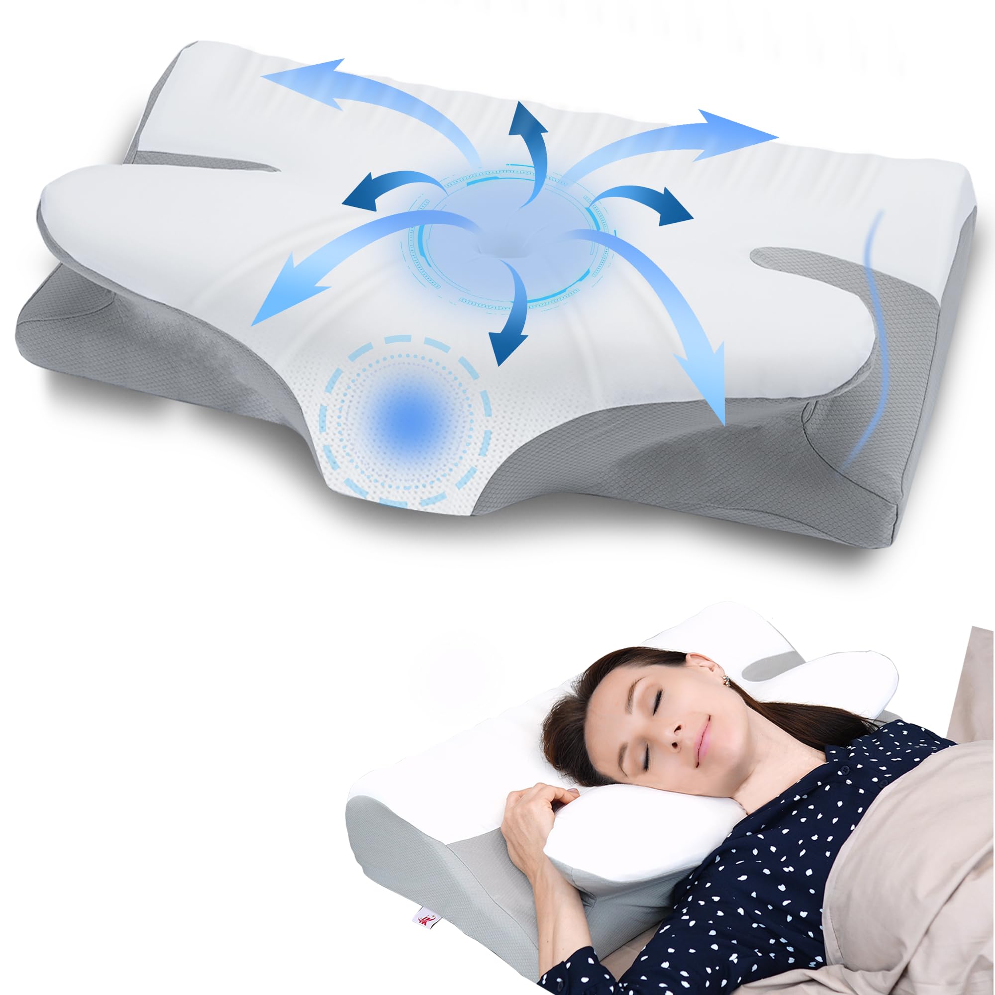 Amazon.com: ZEDAOTC Cervical Neck Pillow for Neck and Shoulder