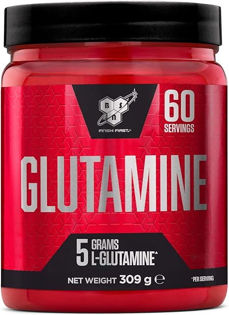 BSN DNA Glutamine, L-Glutamine Amino Acid Powder, Unflavoured, 309 g, 60 Servings