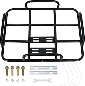 Ausla Delivery Food Box Rack - Gepäckträger Für Motorrad/E-Bike, 80kg Tragkraft (Typ 2, 48/38cm)