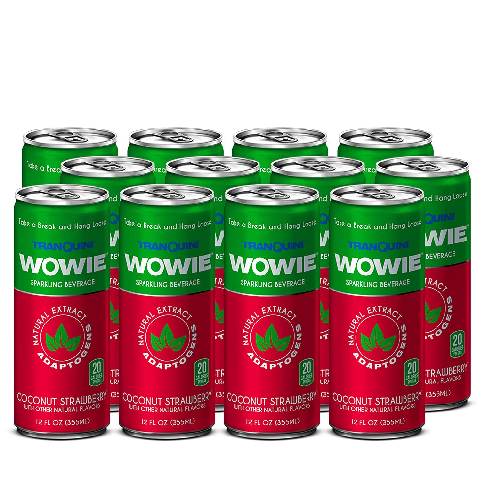 Buy Wowie Hemp Infused Calming Sparkling Beverage All Natural, Low
