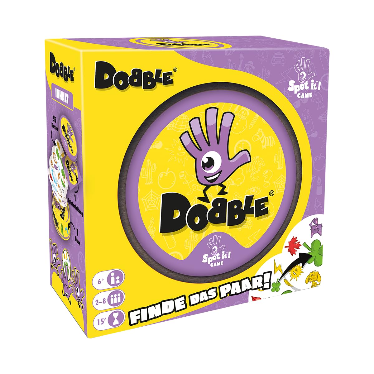 Asmodee, Dobble Classic (Eco-Sleeve), Fast-paced Family Game, German Toy Review India (Iknoor World )