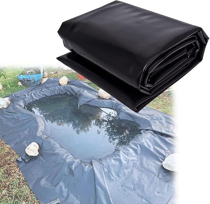 Image Pond Liner 10x18ft 20x21ft 20x38ft 33x44ft, HDPE 8 Mil Thickness Fish Pond Liners for Outdoor Ponds, Waterproof Film Membrane for Waterfall, Fish or koi Pond, Fountains and Bed Planter ( Color : 0.2MM Image Pond Liner 10x18ft 20x21ft 20x38ft 33x44ft, HDPE 8 Mil Thickness Fish Pond Liners for Outdoor Ponds, Waterproof Film Membrane for Waterfall, Fish or koi Pond, Fountains and Bed Planter ( Color : 0.2MM