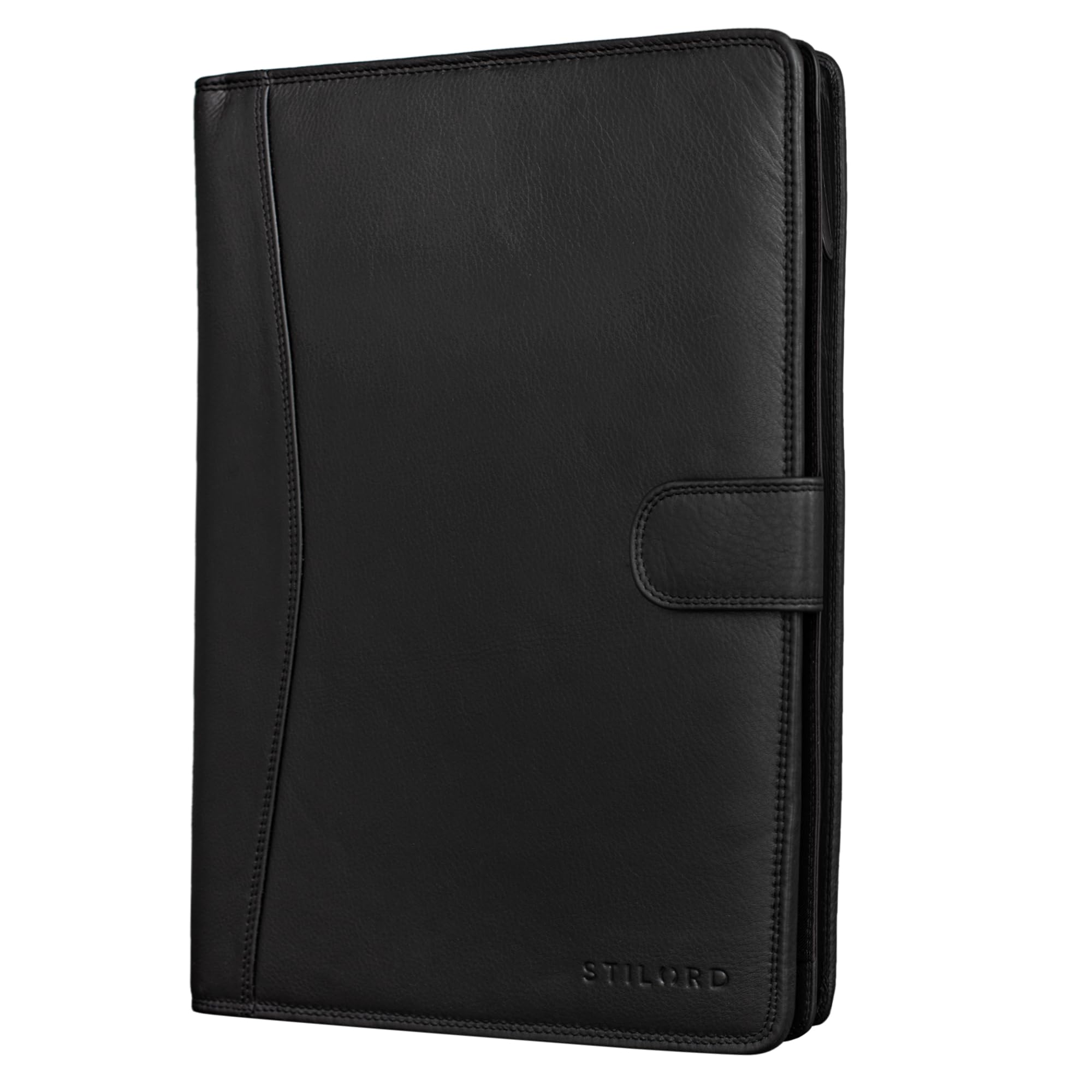 STILORD Cohen Porte-Documents Cuir Véritable A4 Organiseur Vintage 12,2 Pouces Cognac