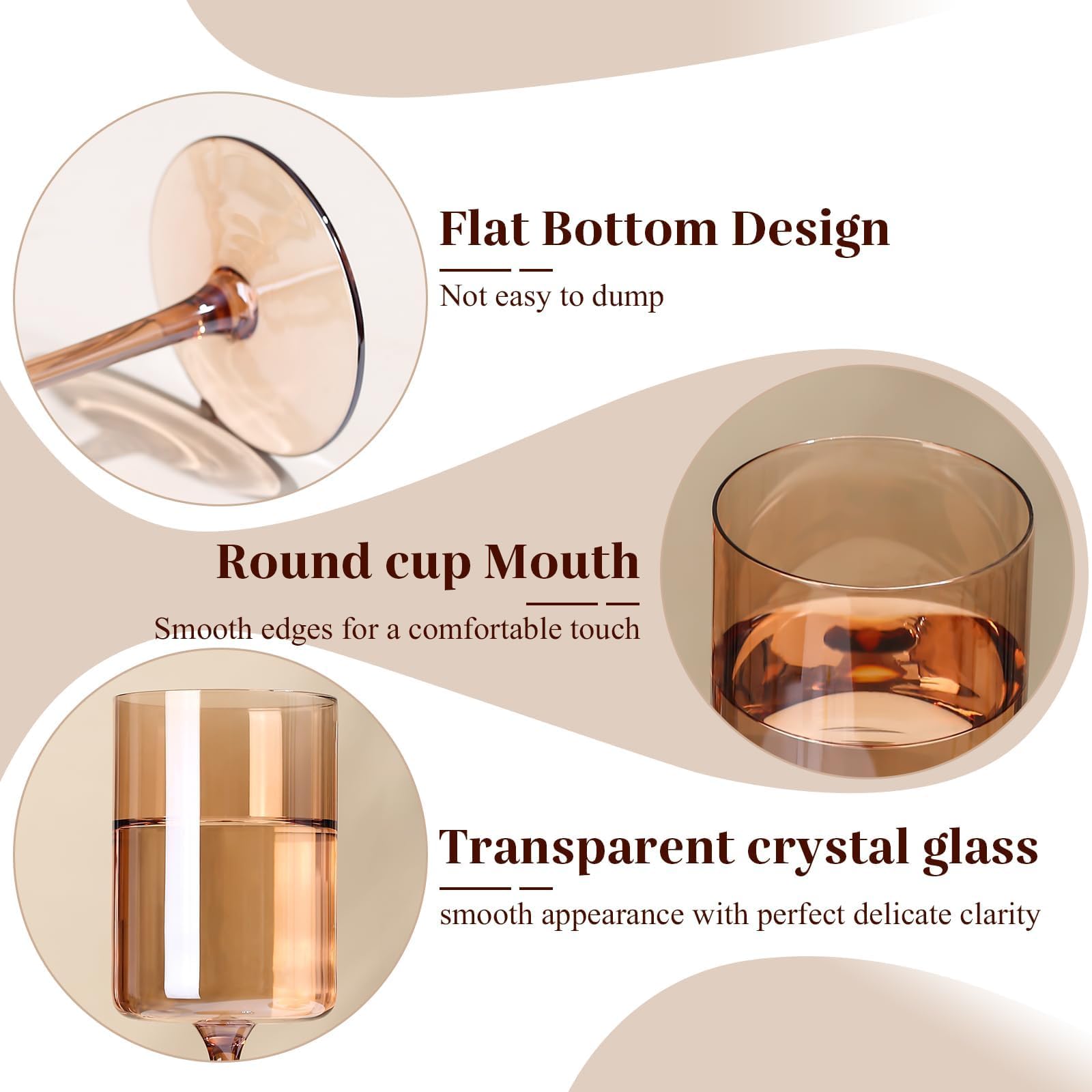 Juego de 6 copas de vino de colores elegantes personalizadas, copas de vino cuadradas sin plomo, cristal de alta calidad saludable y seguro, copas de vino de cristal sopladas a mano