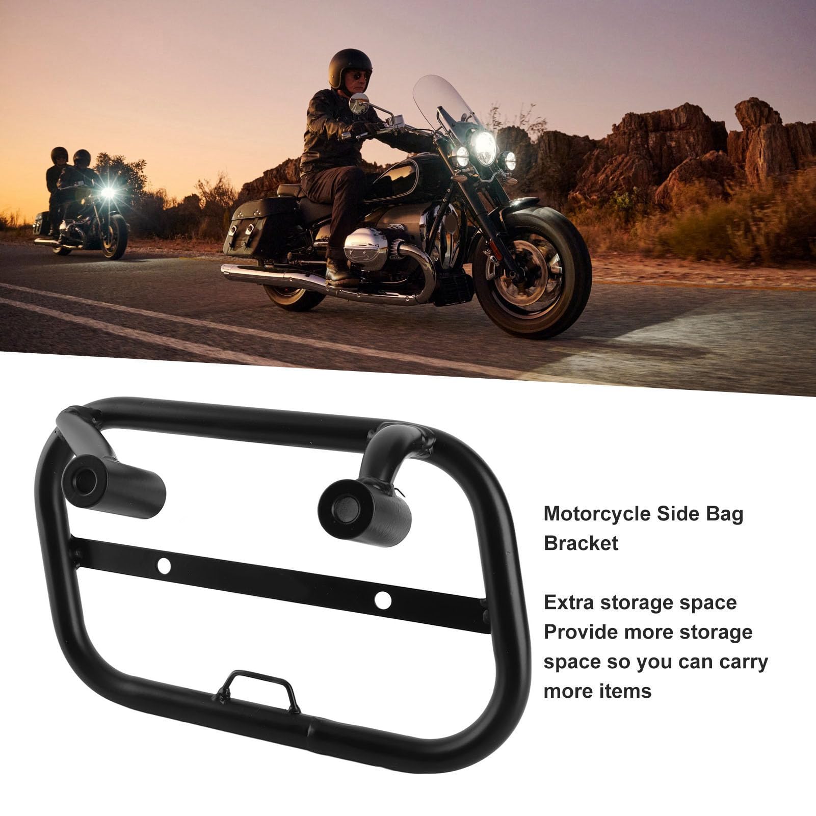 Motorrad Satteltaschen Halterung, Gepäckträger Halter, Passend für Indian