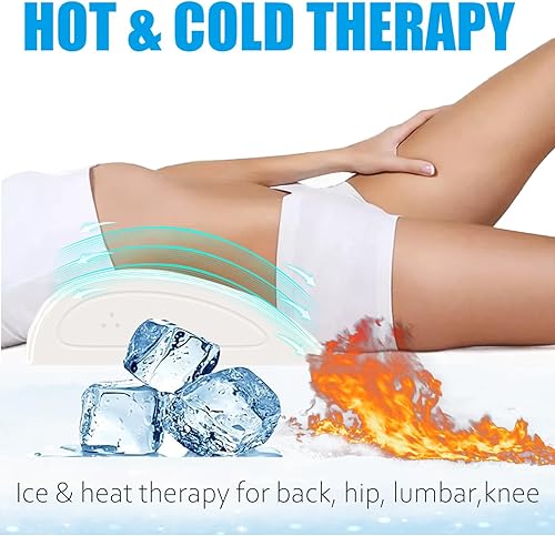 Miniatura 3 de Almohada de alivio del dolor de ciática para terapia caliente y fría, masaje con hielo y calefacción Strecthing - Almohada de apoyo lumbar alivio
