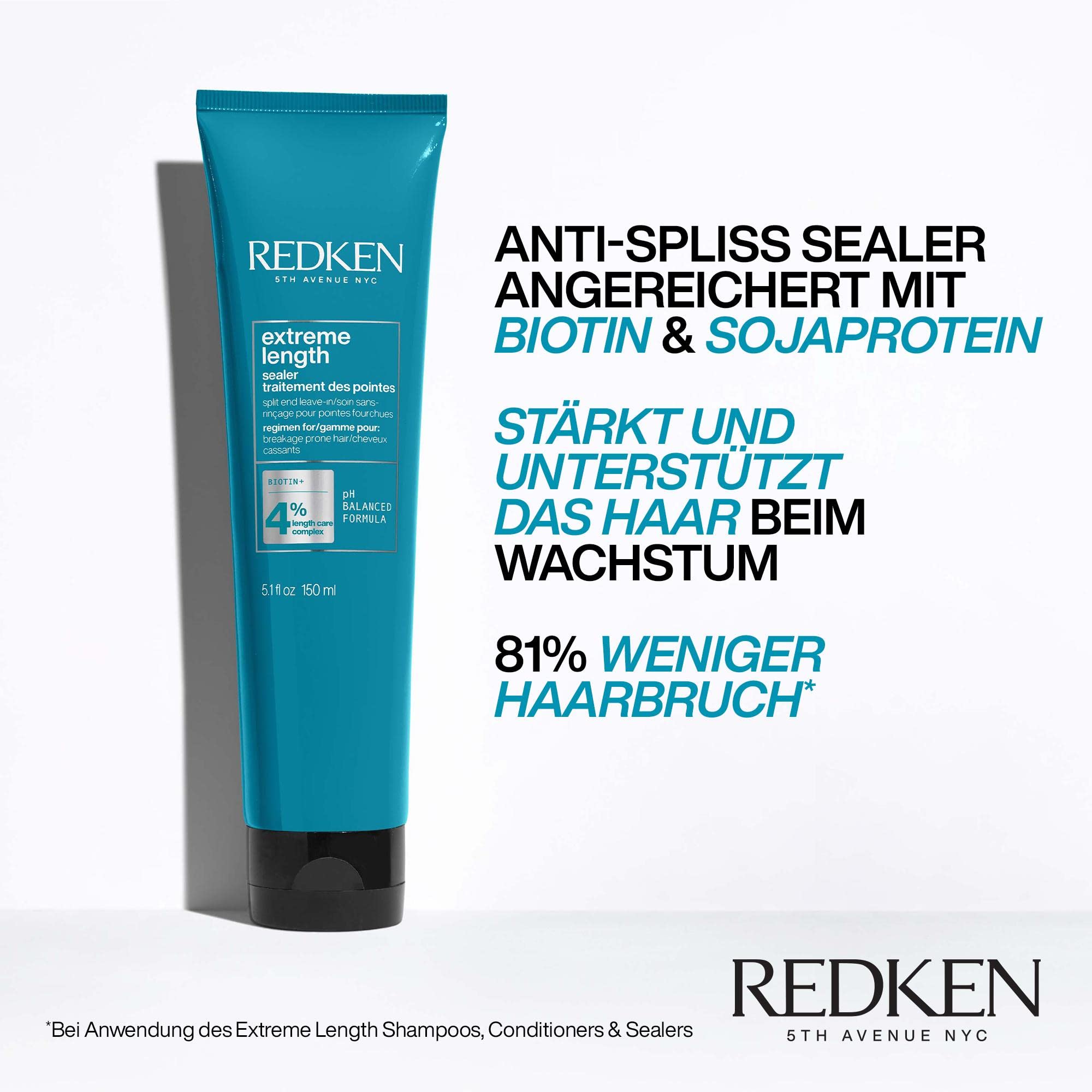 Redken Extreme Length Sealer: Leave-In Haarmaske mit Biotin & Sojaprotein