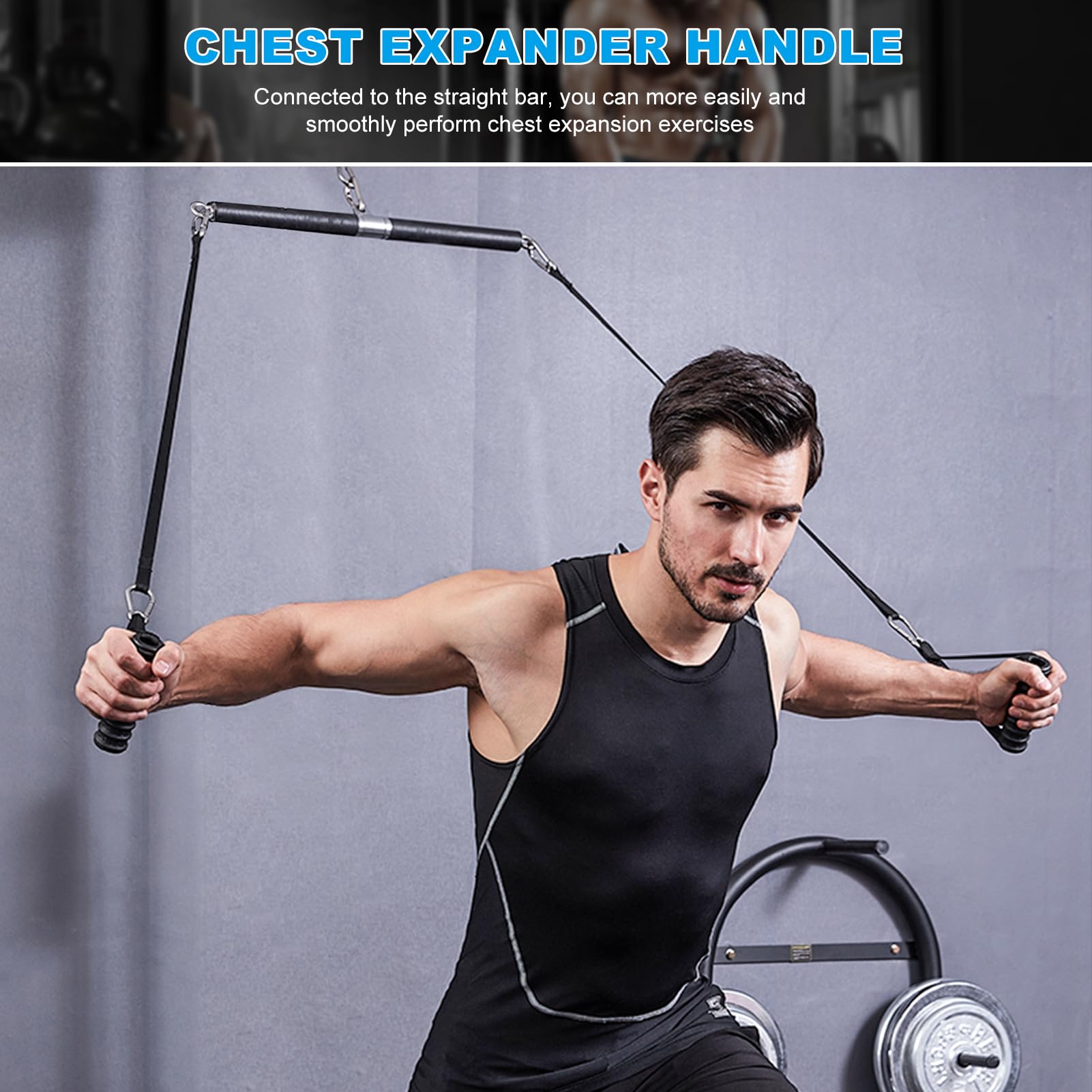Poulie De Traction Fitness Pour Domicile - Acier Inoxydable Et Alliage Aluminium - Neuf