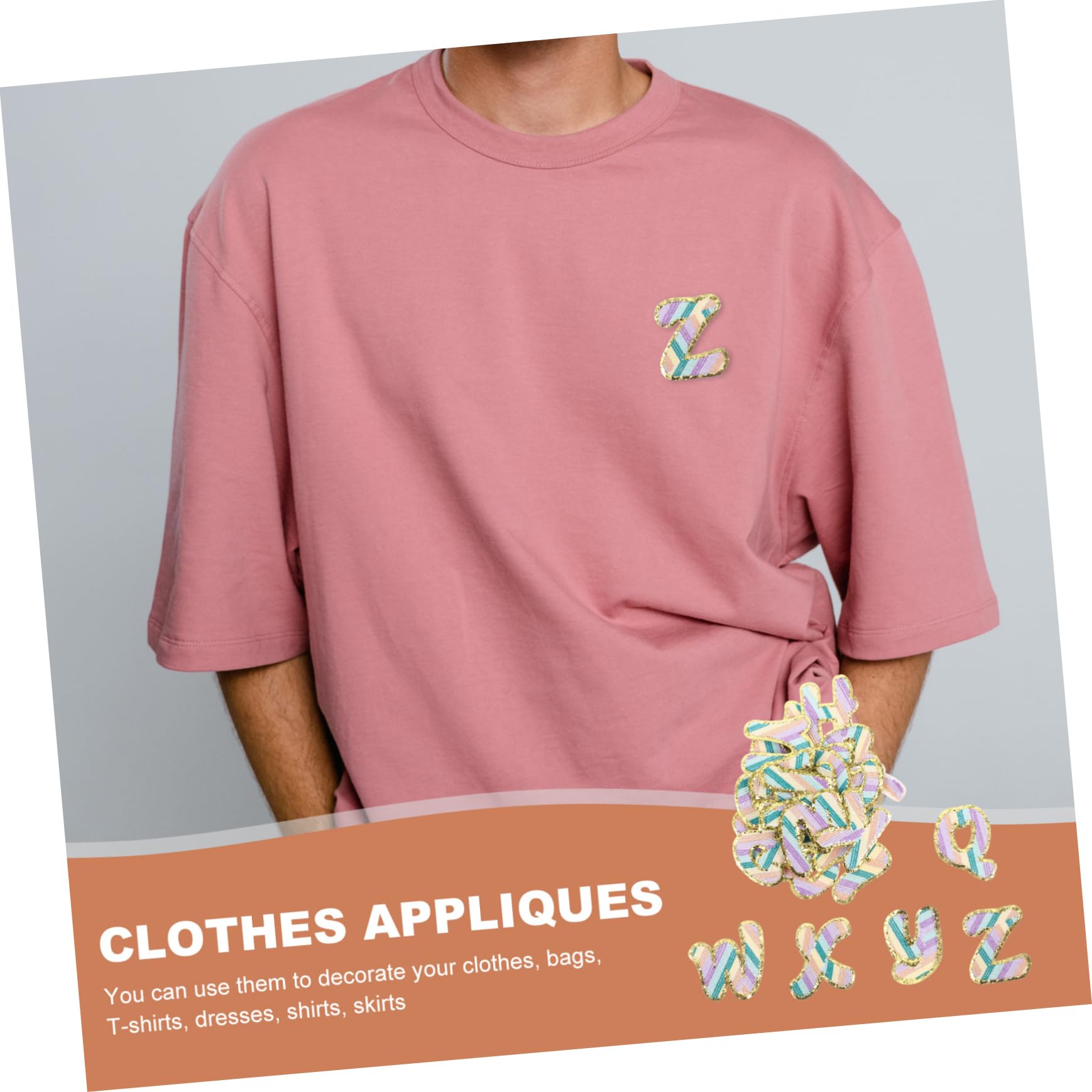 jojofuny 4 Set Toppe Ricamate Decorative Da Applicazioni Termoadesive Per Abbigliamento E Accessori Per Riparazioni E Decorazioni Fai Da Te 26 Pezzi*4
