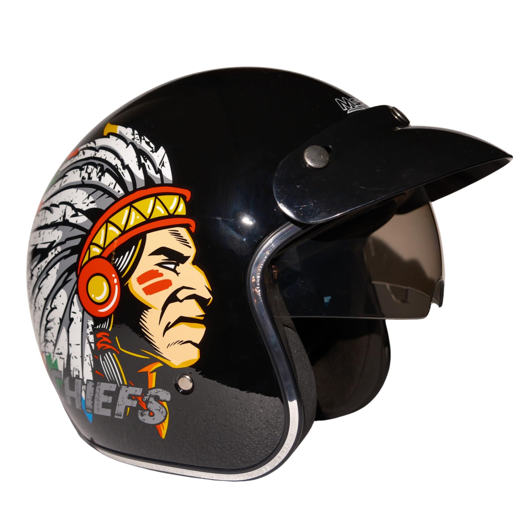 Casco Jet con Visera Cascos Abiertos Moto Scooter Certificado ECE