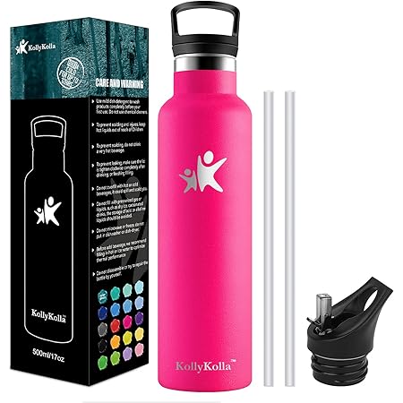 Amazon Kollykolla 水筒 1リットル 水筒 1000ml 女の子 ウォーターボトル 1000ml 炭酸 水筒 真空断熱ボトル 水筒2 リットル 直飲み 水筒 1 5リットル ストロー 水筒 保冷 子供 大人 水筒 1リットル 直飲み 水筒 2リットル 男の子 女の子 保温保冷 漏れなし お洒落