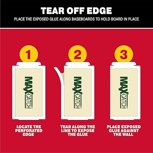 Miniatura 5 de Catchmaster Paquete de tablero de pegamento para ratones y plagas, 72 tablas de pegamento y 6 trampas de pegamento grandes, trampas para ratas y