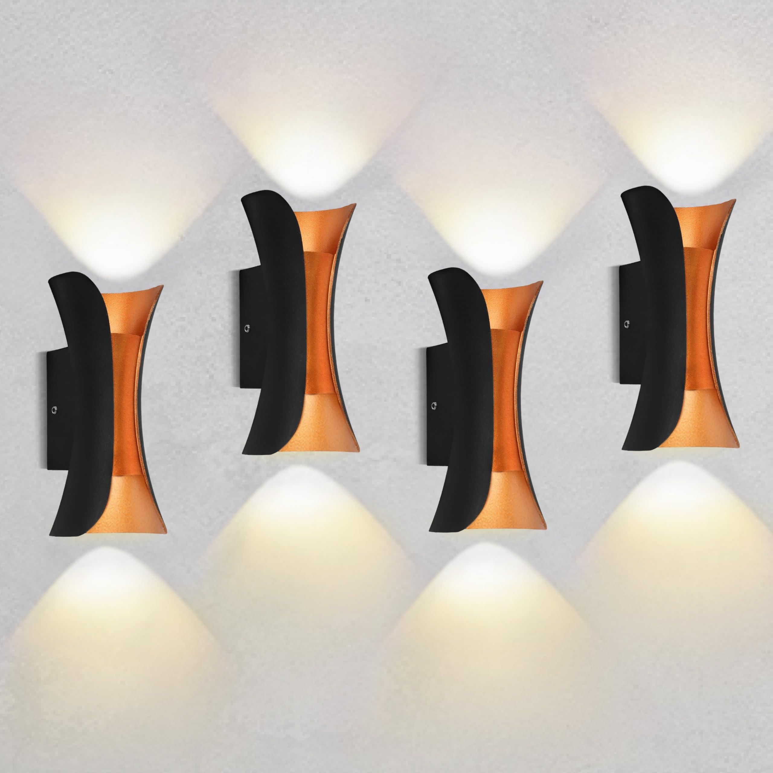 Gesto 5W Waterproof LED Wall Lights - Up & Down Design -12