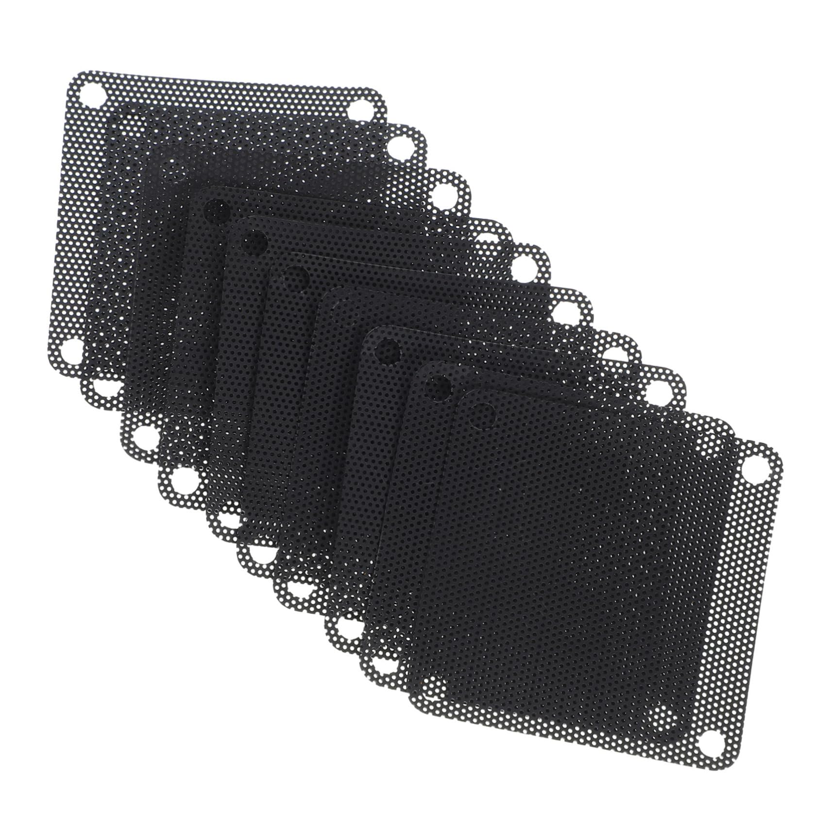 OSOLADY 10pcs Fan Filters Mesh Covers for Computer Case Cooling Design for Hardware Compatible Fans and Cases
