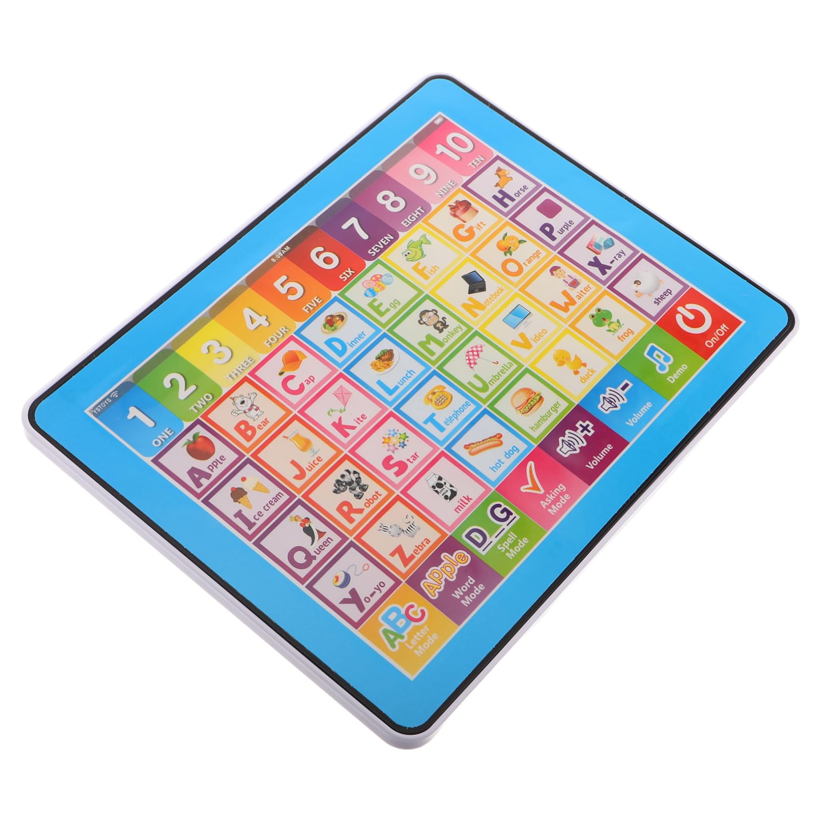 HANABASS 3 Tablet Educativo per Touch Screen Interattivo Apprendimento Alfabetico e Numerico Portatile Multifunzione per Prima Dispositivo Didattico Precoce