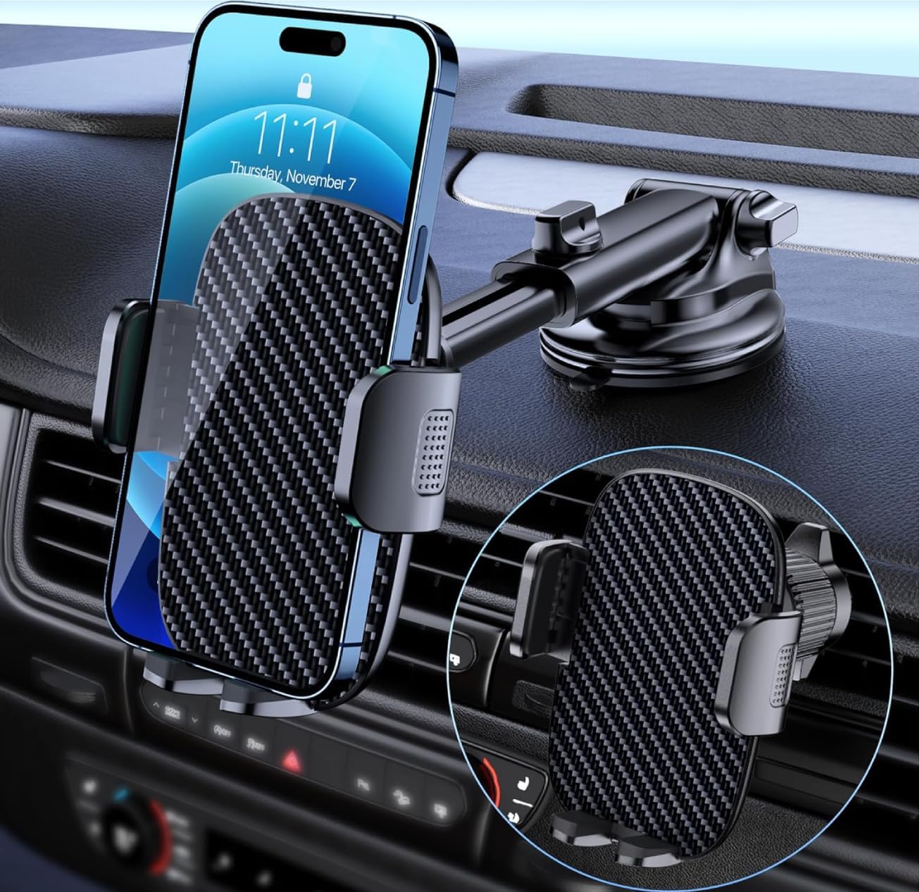 Upgraded Cell Phone Holder for Car, Universal Manords