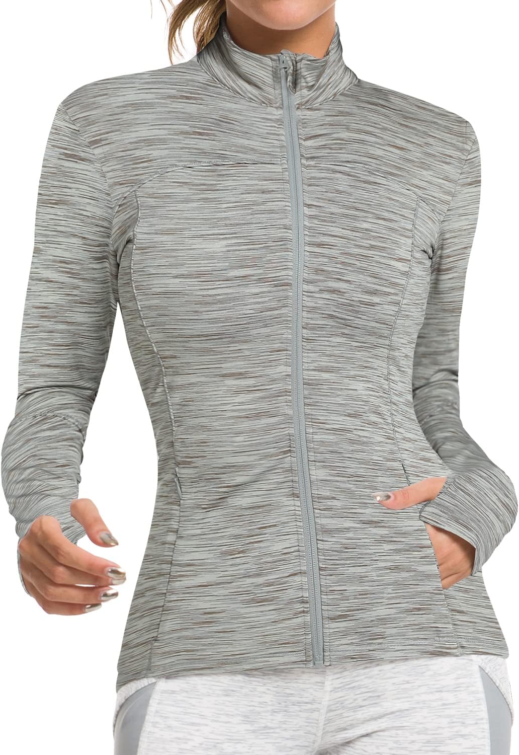 GYM RAINBOW Workout Jackets for Women Athletic Jacket Spring Running Yoga Jackets - Image 3