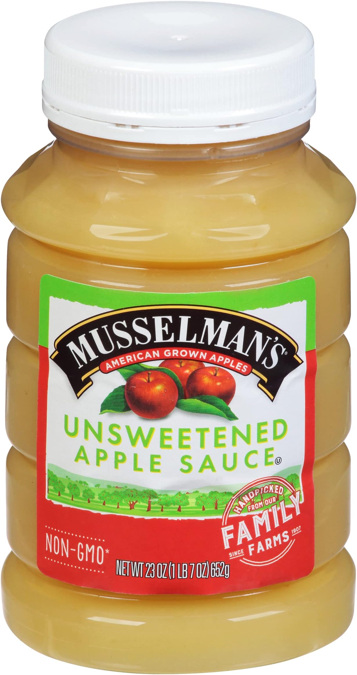 Musselman's Unsweetened Apple Sauce 23 oz