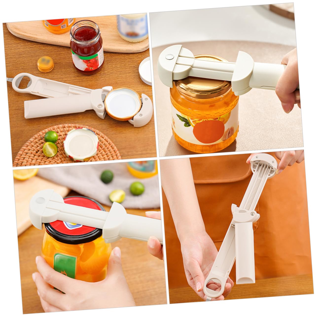 Cabilock 5 Abrelatas Multifuncional Abridor De Botellas Abridor De Botellas Abridor De Tapas Ayudante De Cocina Conveniente Abridor De Tapas Abridor De Tapas Compacto Abrelatas Manuales