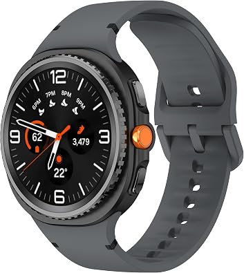 Replacement Band Compatible for Samsung Galaxy Watch 8 40mm 44mm/8 Classic 46mm Soft Silicone Sport Watch Strap