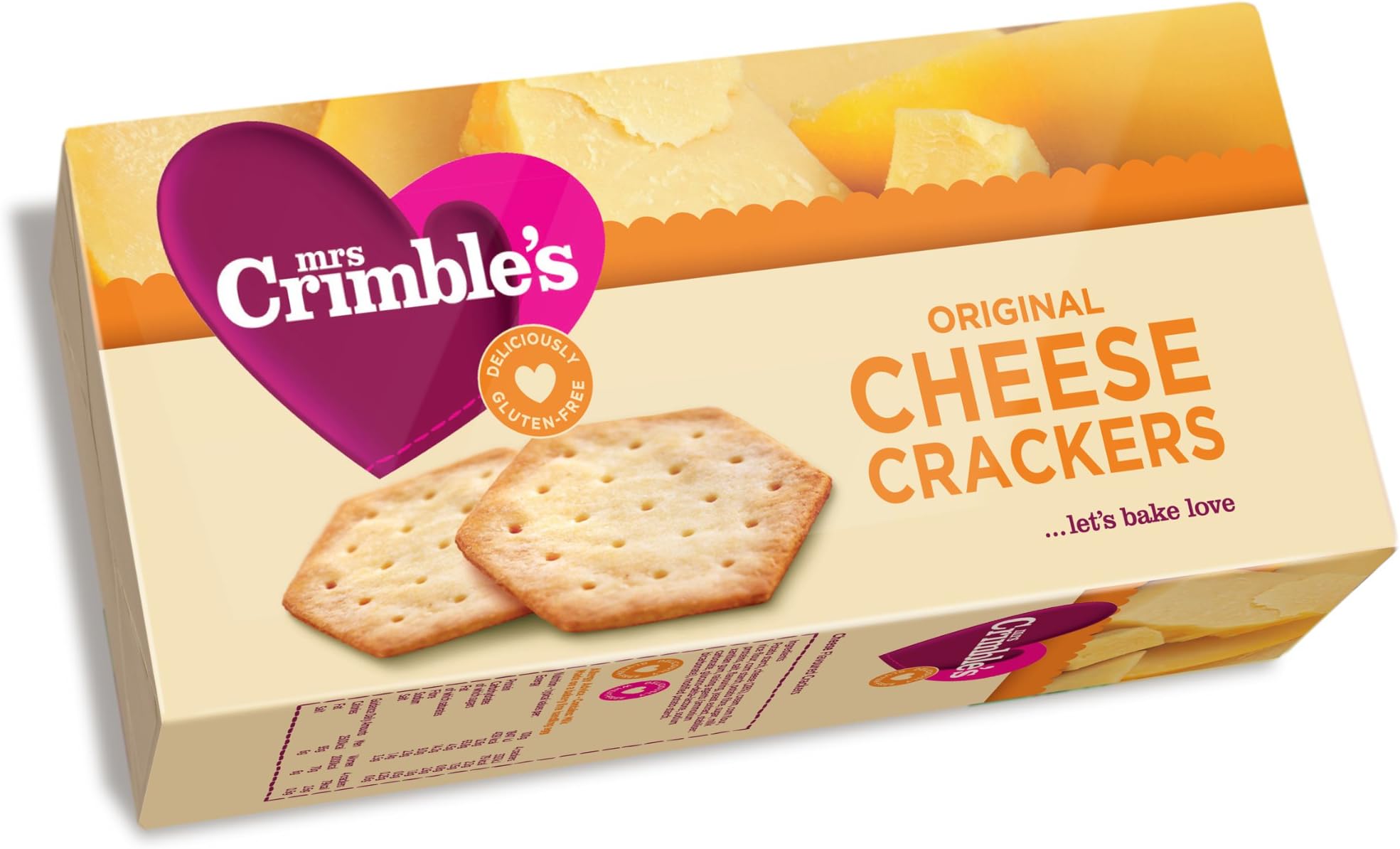 CRIMBLE'S (MRS) Original Cheese Crackers 130g (PACK OF 1)