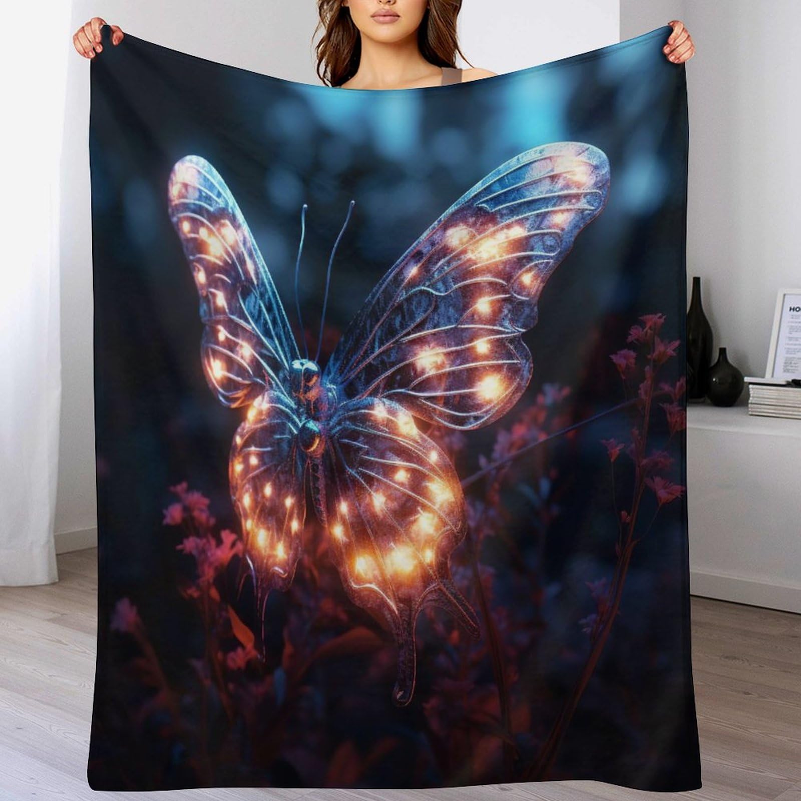 Couverture de lit papillon flannel : fini les plaids lourds et rêches