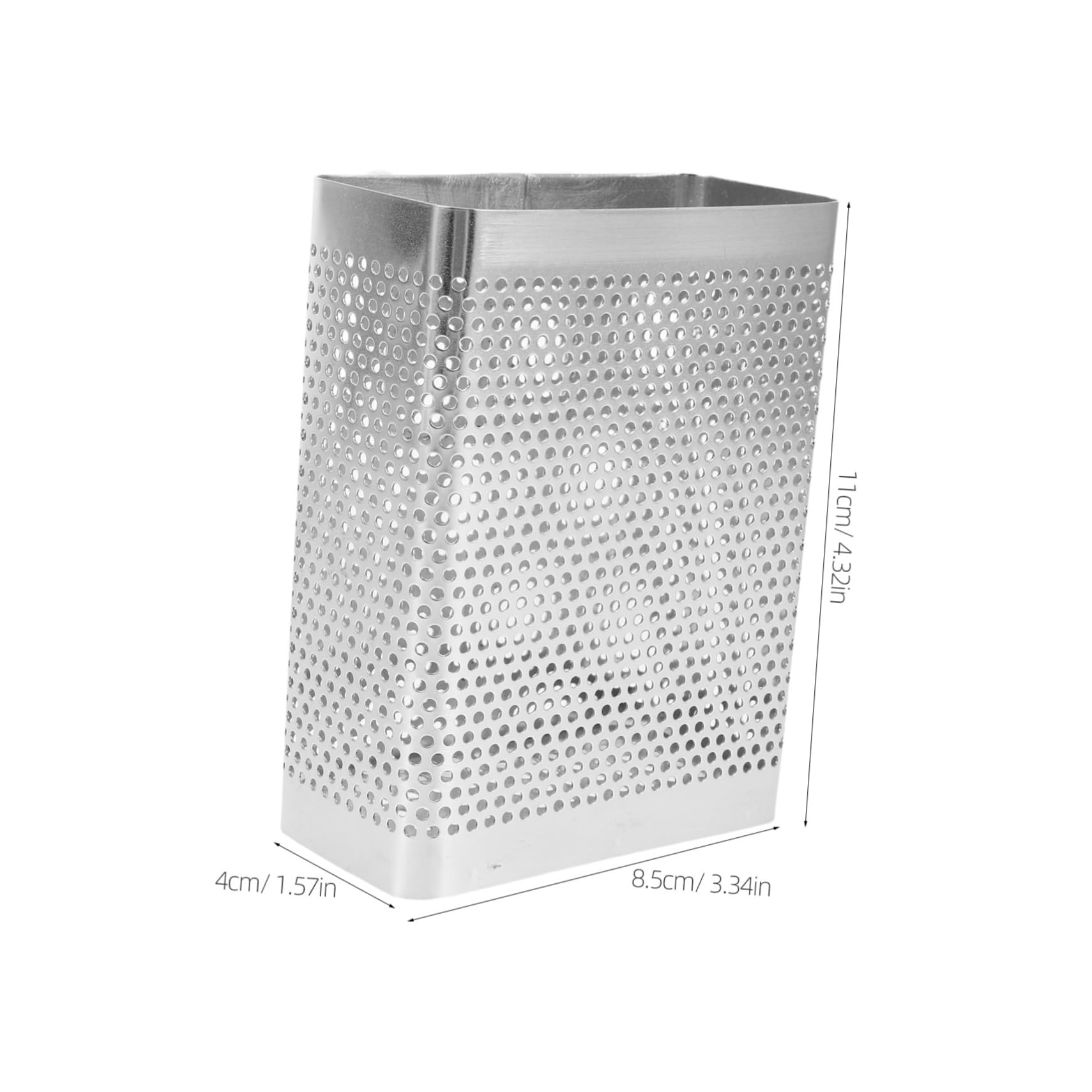 PRETYZOOM Stainless Steel Utensil Organizer with Hooks Thickened Chopstick Holder Drying Basket for Kitchen Countertop and Wall Mountable Storage for Utensils