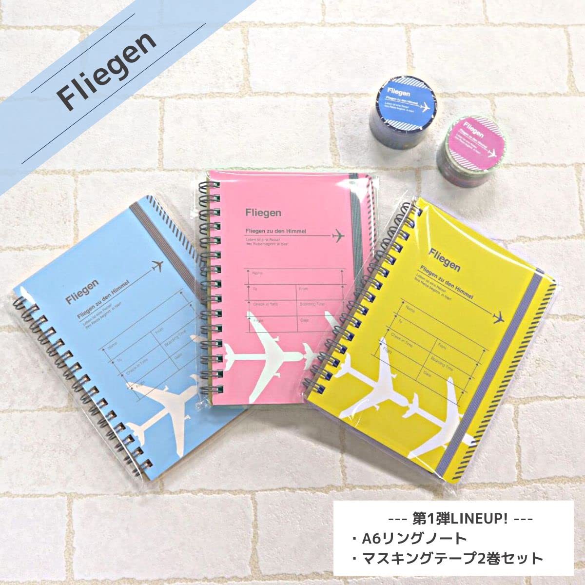 Amazon | ワールドクラフト ノート リングノート A6 フリーゲン ピンク