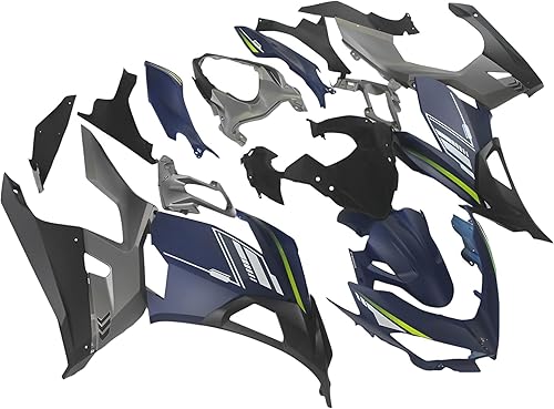 Miniatura 3 de WYNMOTO Kit de carenado completo de plástico ABS azul brillante, negro, verde, apto para Kawasaki Ninja 400 2018 2019 2020 2021 2022 2023 NINJA400