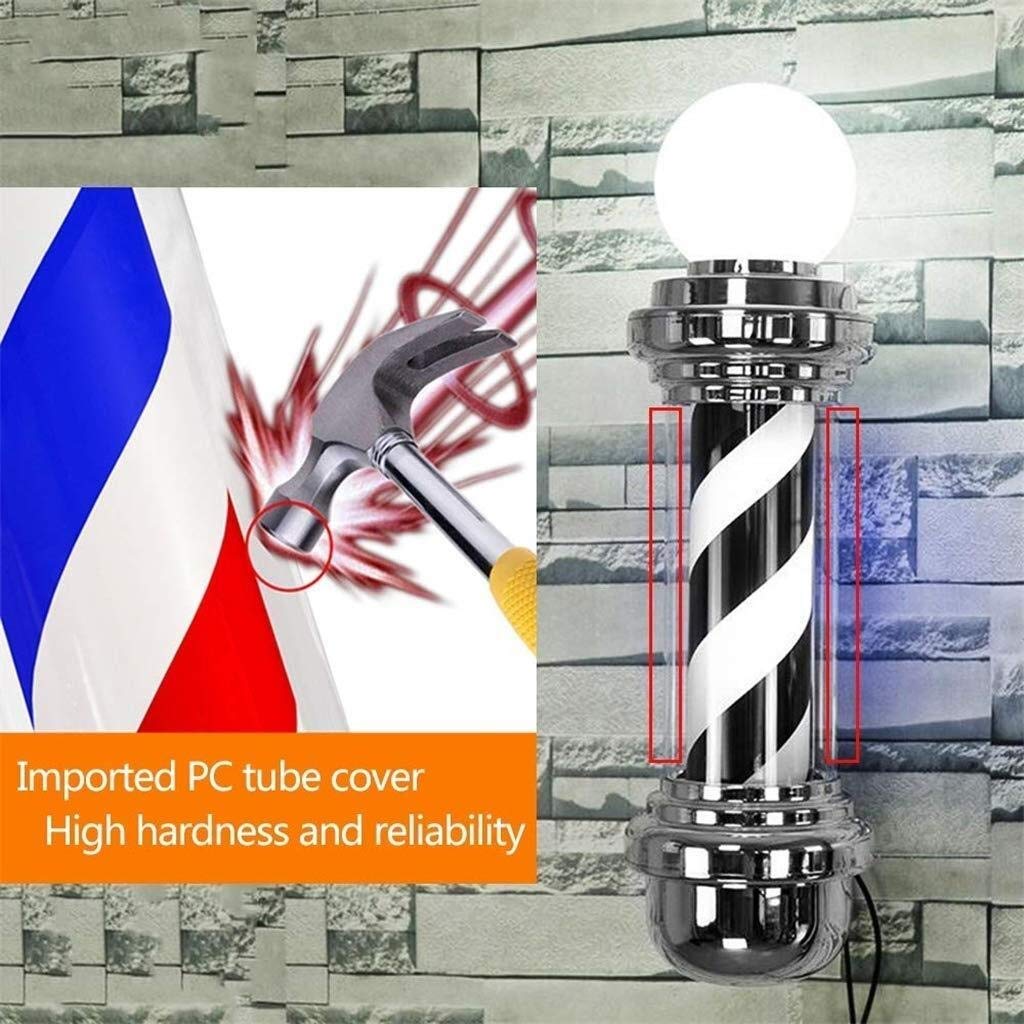 Amazon.co.jp: サインポール 大 インテリア 理容店 理髪店 LED