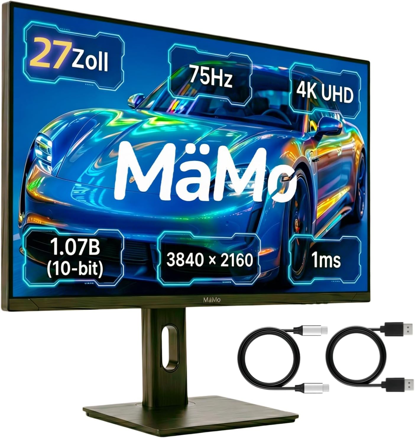 Moniteur Gaming 65W USB-C 32" 4K IPS 75Hz (27 Zoll)