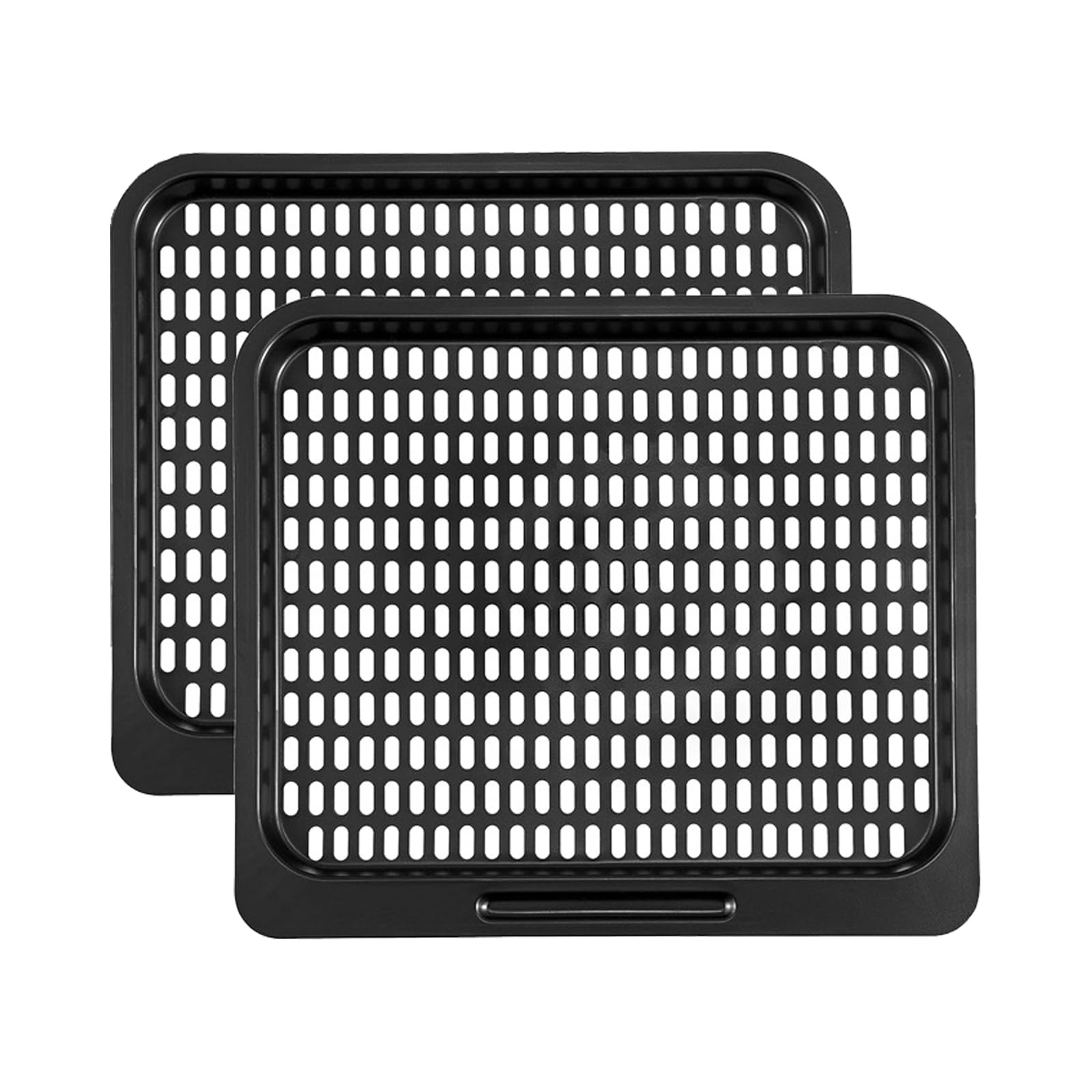 Buxuaaaa 2Pcs / set Cooking Trays Replacement for Air Multifunctional Nonstick Mesh Cooking Rack Nonstick Baking Grill Pan Air Replacement Tray Multifunctional