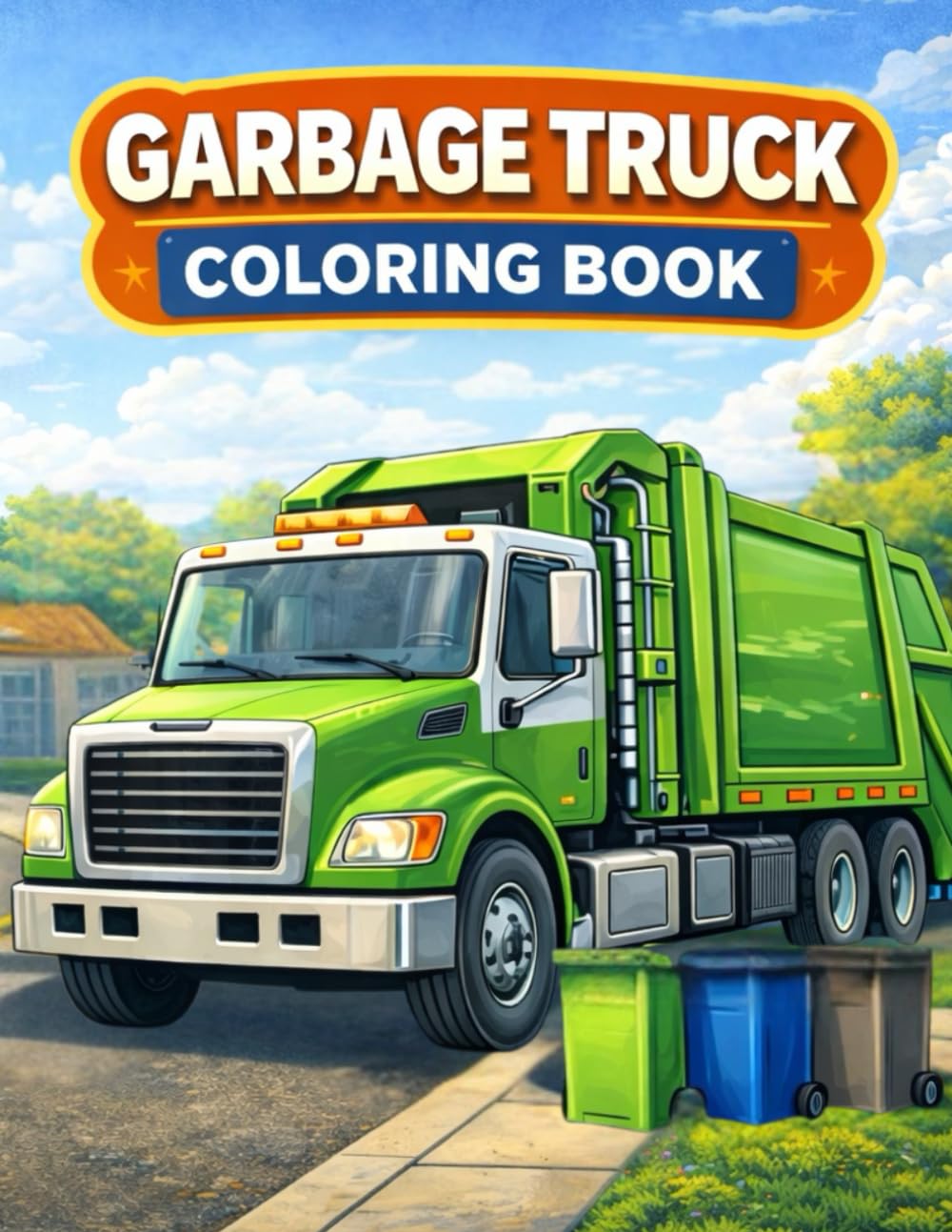Garbage Truck Coloring Book