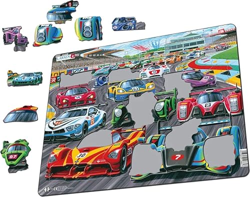 Miniatura 2 de Larsen Puzzles Speed Racer - Rompecabezas infantil de 36 piezas