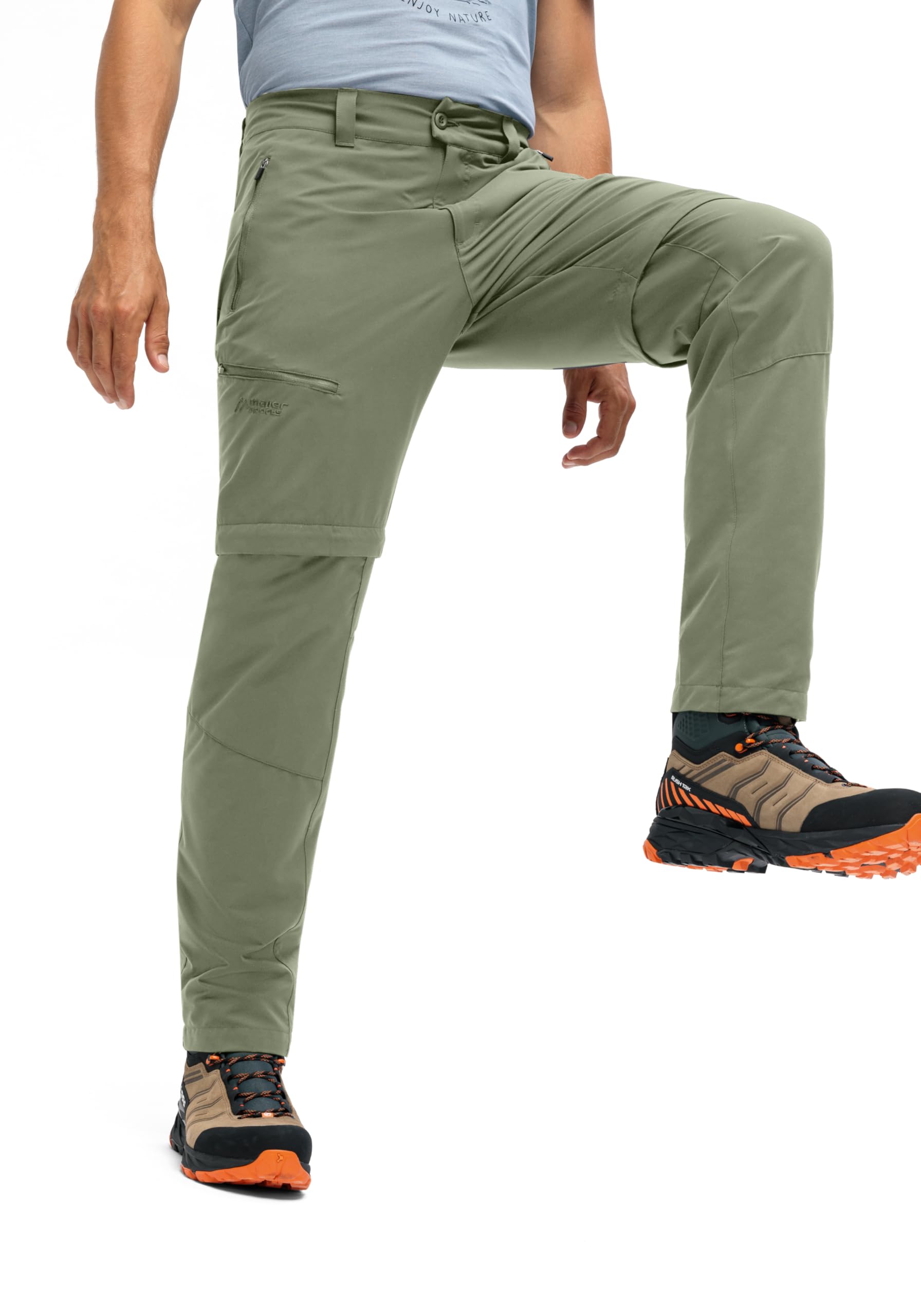 Maier Sports Tajo Zip Loop, męskie spodnie trekkingowe, wodoodporne spodnie outdoorowe do trekkingu i wędrówek, praktyczna funkcja Zipp-Off, nie zawiera PFC, mSTRETCH pro 2 i Dryprotec