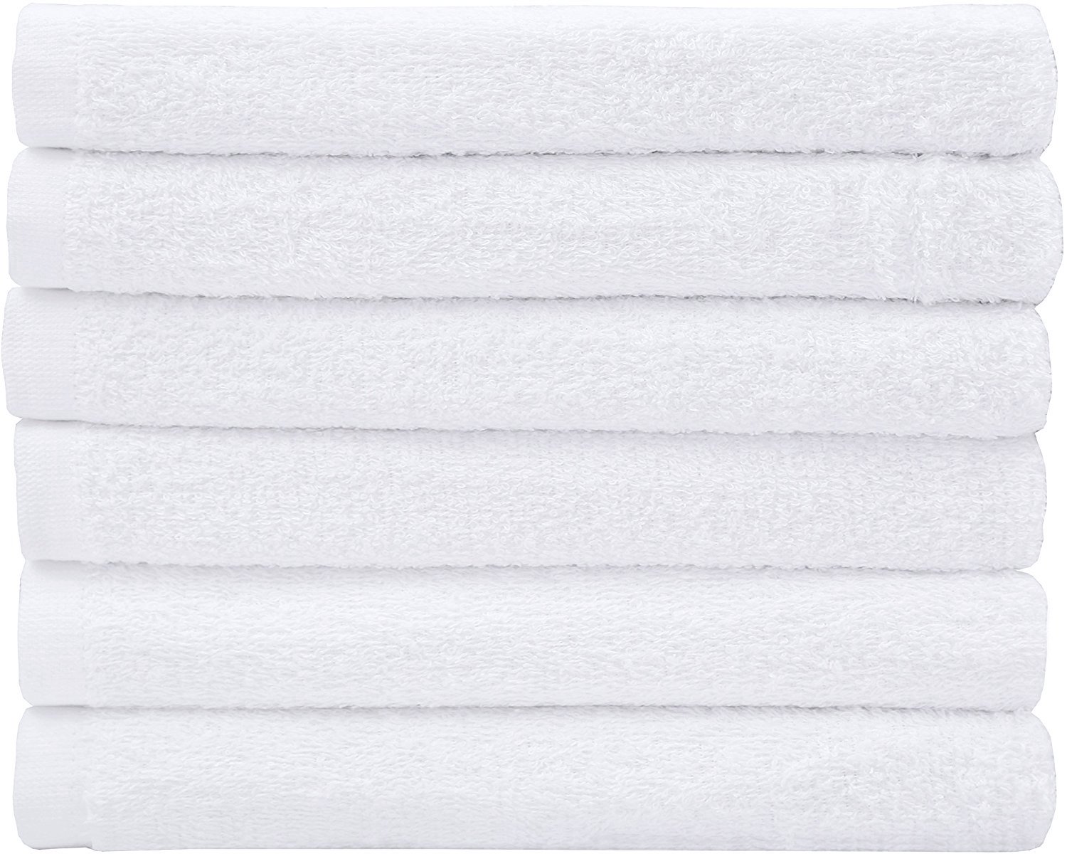 Utopia Towels - Paño Extra Absorbente de Lavado de Algodón Puro Multiuso, Toalla, Gimnasio, SPA - Paquete de 24, 30 x 30 centímetros, Blanco