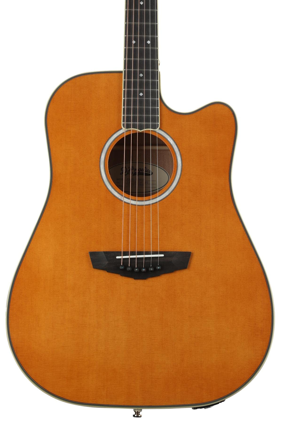 D'Angelico Excel Bowery Dread Acoustic-electric Guitar - Vintage Natural